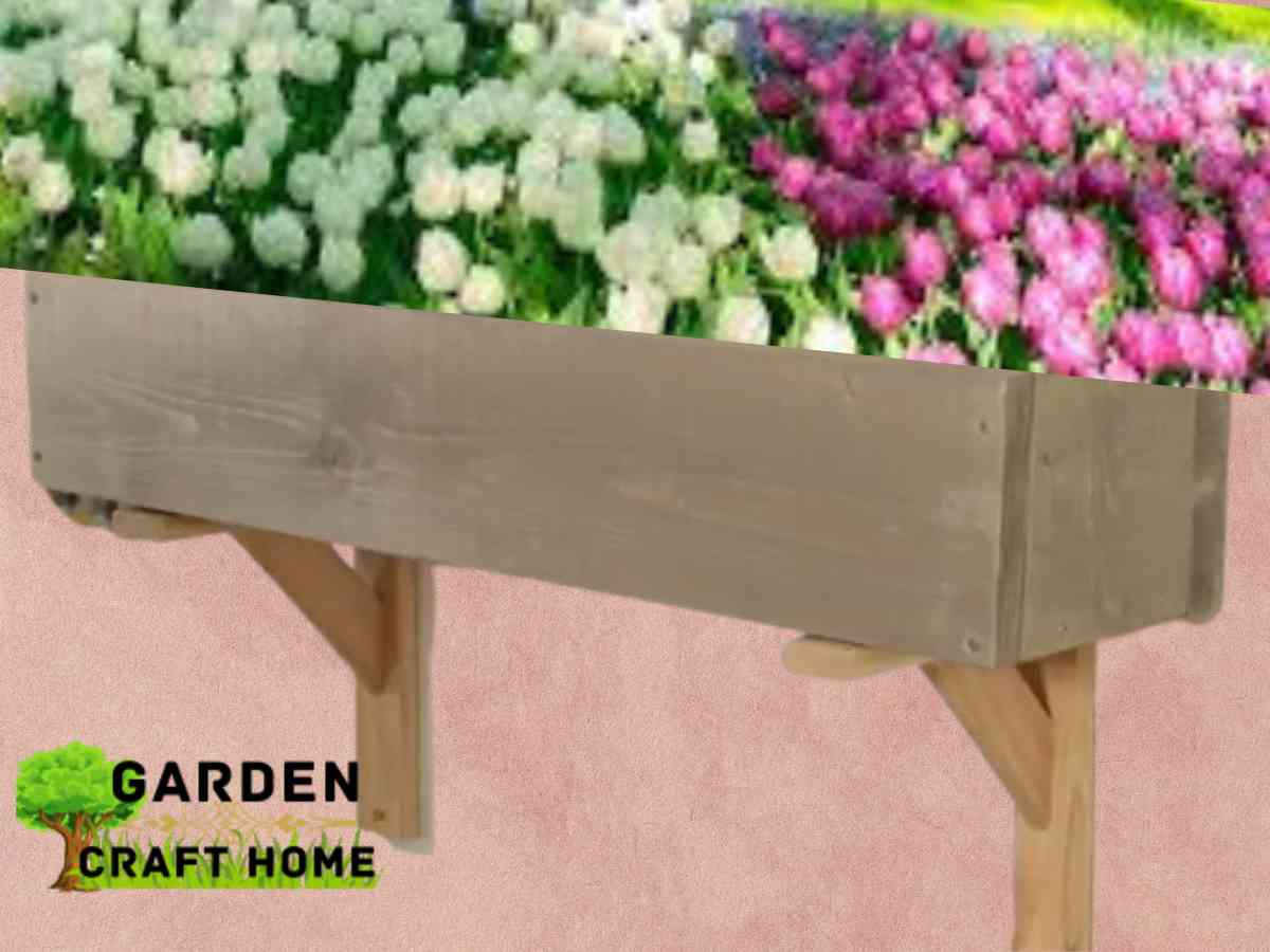 a Homemade wooden Planter