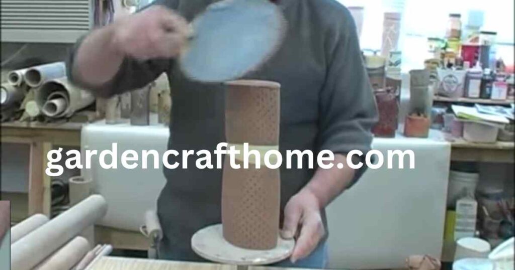 rolling a clay