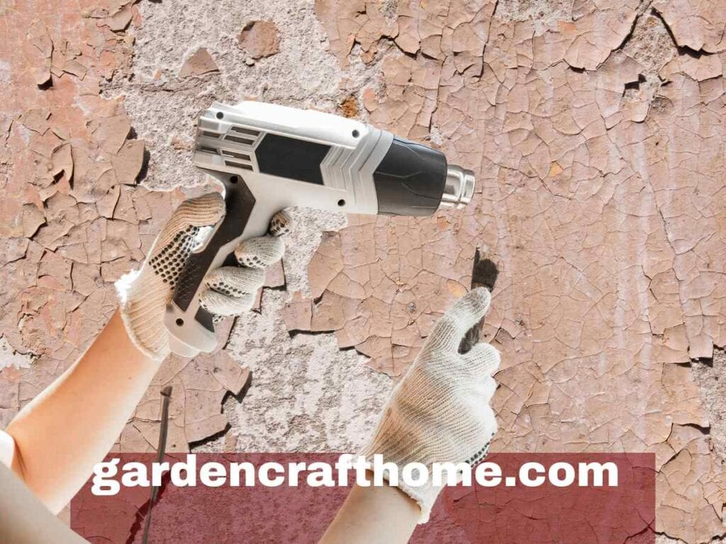  Remove An Emulsion Paint With A Heat Gun